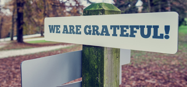 we are grateful