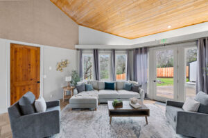 Side view of the living room of First Steps Recovery's Cypress Detox Center For Men