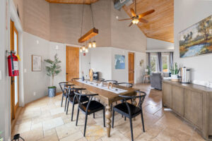 Kitchen meeting table of First Steps Recovery's Cypress Detox Center For Men