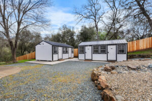 Back sheds at First Steps Recovery's Cypress Detox Center For Men