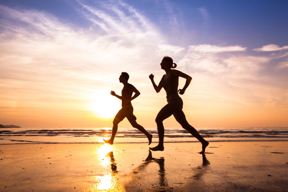 Rehab for Athletes 4 athlete running on beach as part of rehab in Fresno County